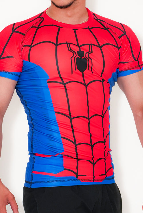 Spider Pro Compression T-Shirt - Red