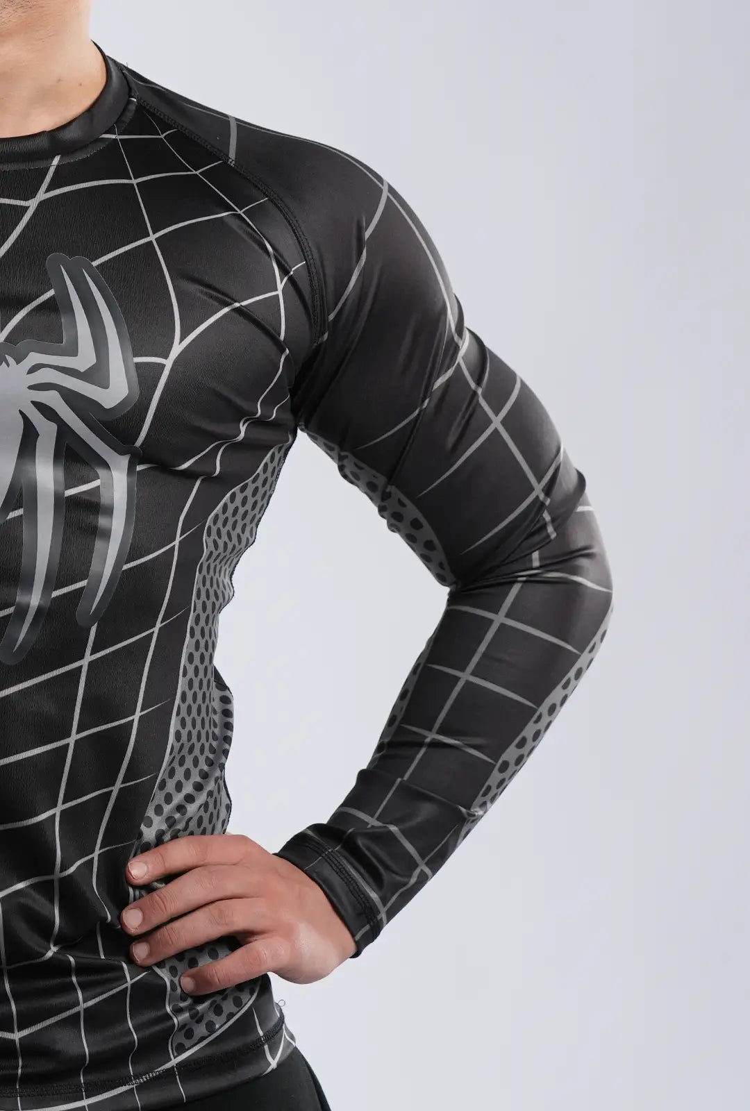 Spider Suit Compression Shirt - Black