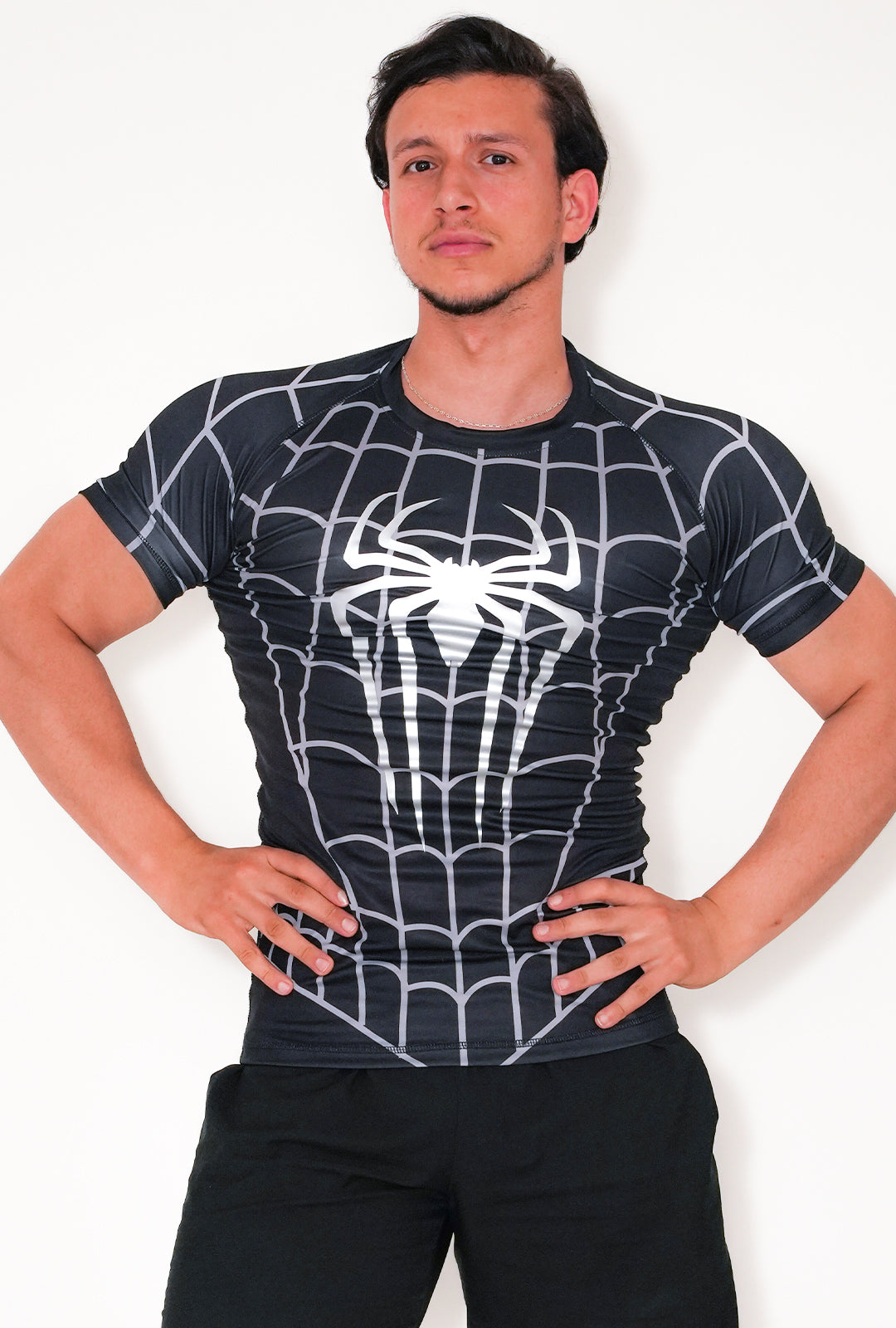 Spider Suit Compression T-Shirt - Black