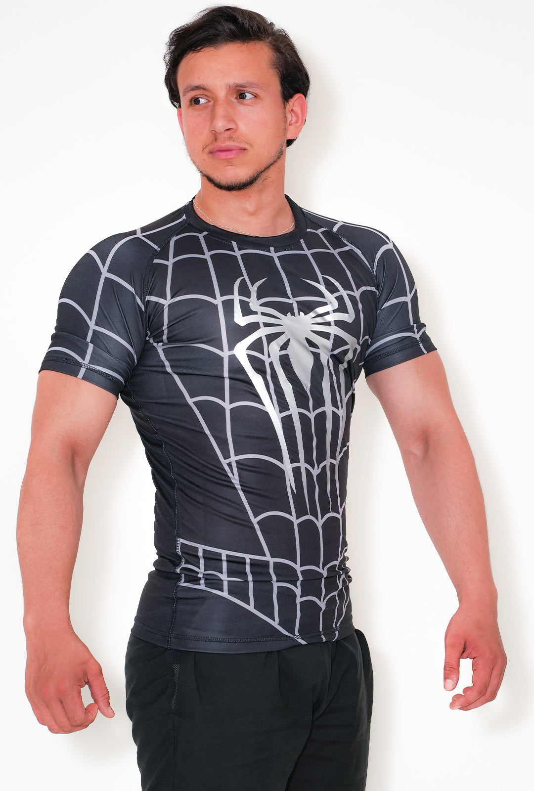 Spider Suit Compression T-Shirt - Black