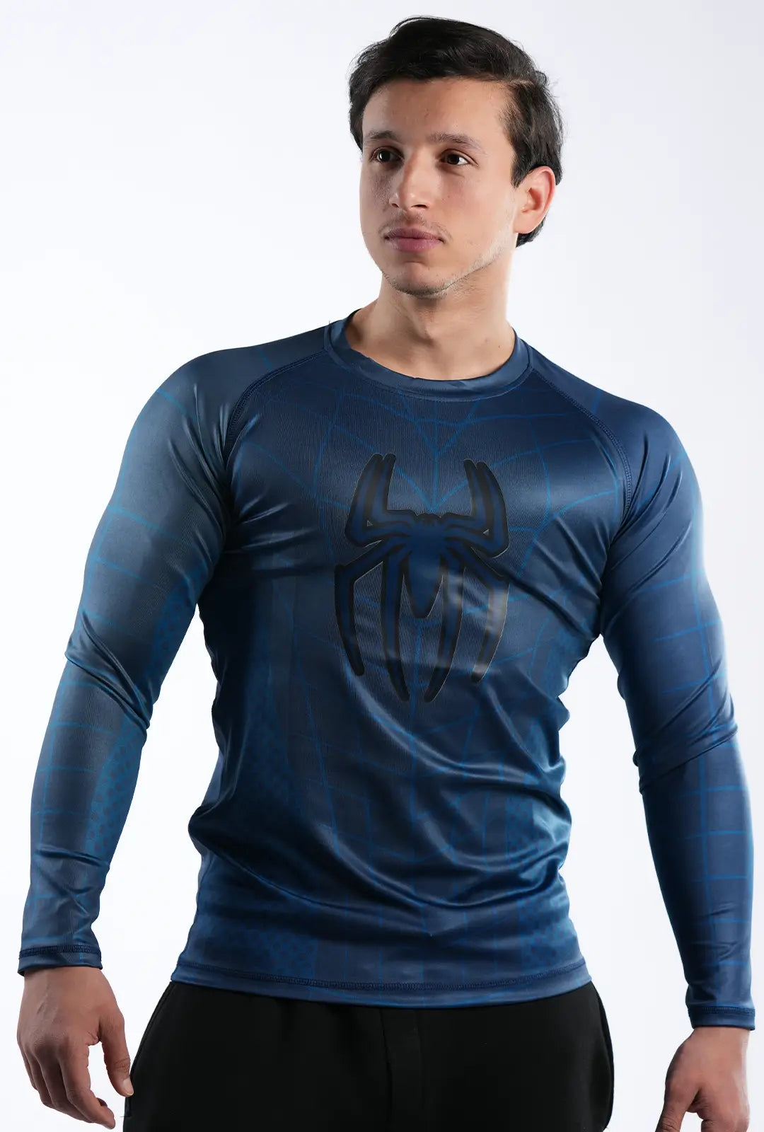 Spider Suit Compression Shirt - Blue