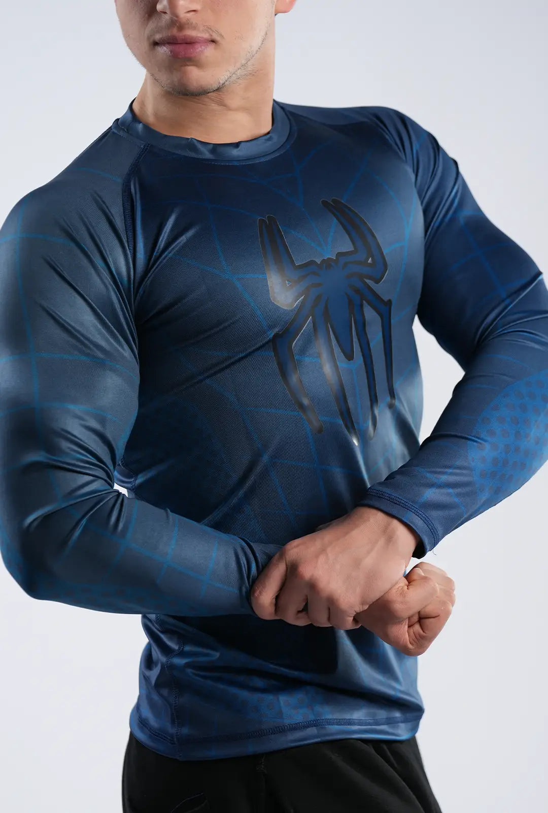 Spider Suit Compression Shirt - Blue