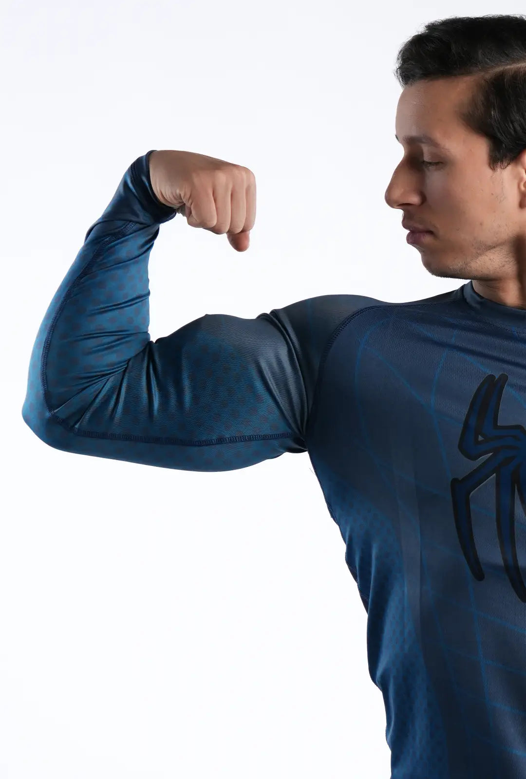 Spider Suit Compression Shirt - Blue