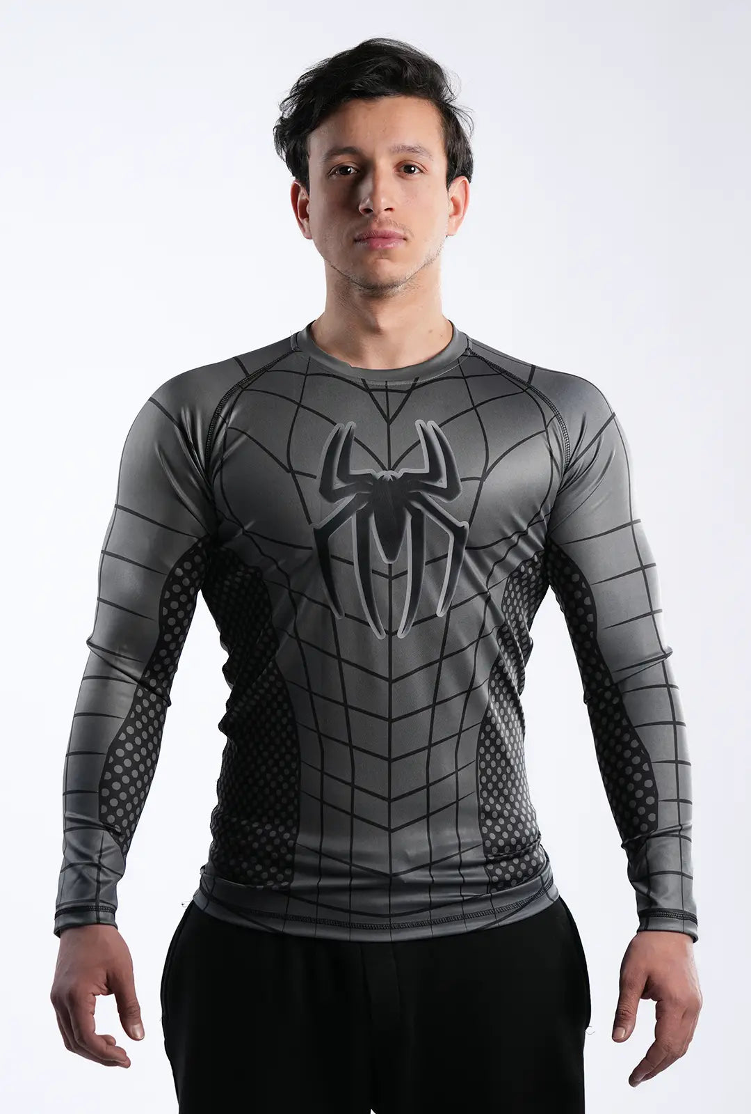 Spider Suit Compression Shirt - Gray