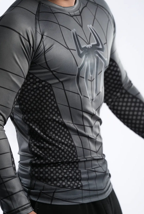 Spider Suit Compression Shirt - Gray