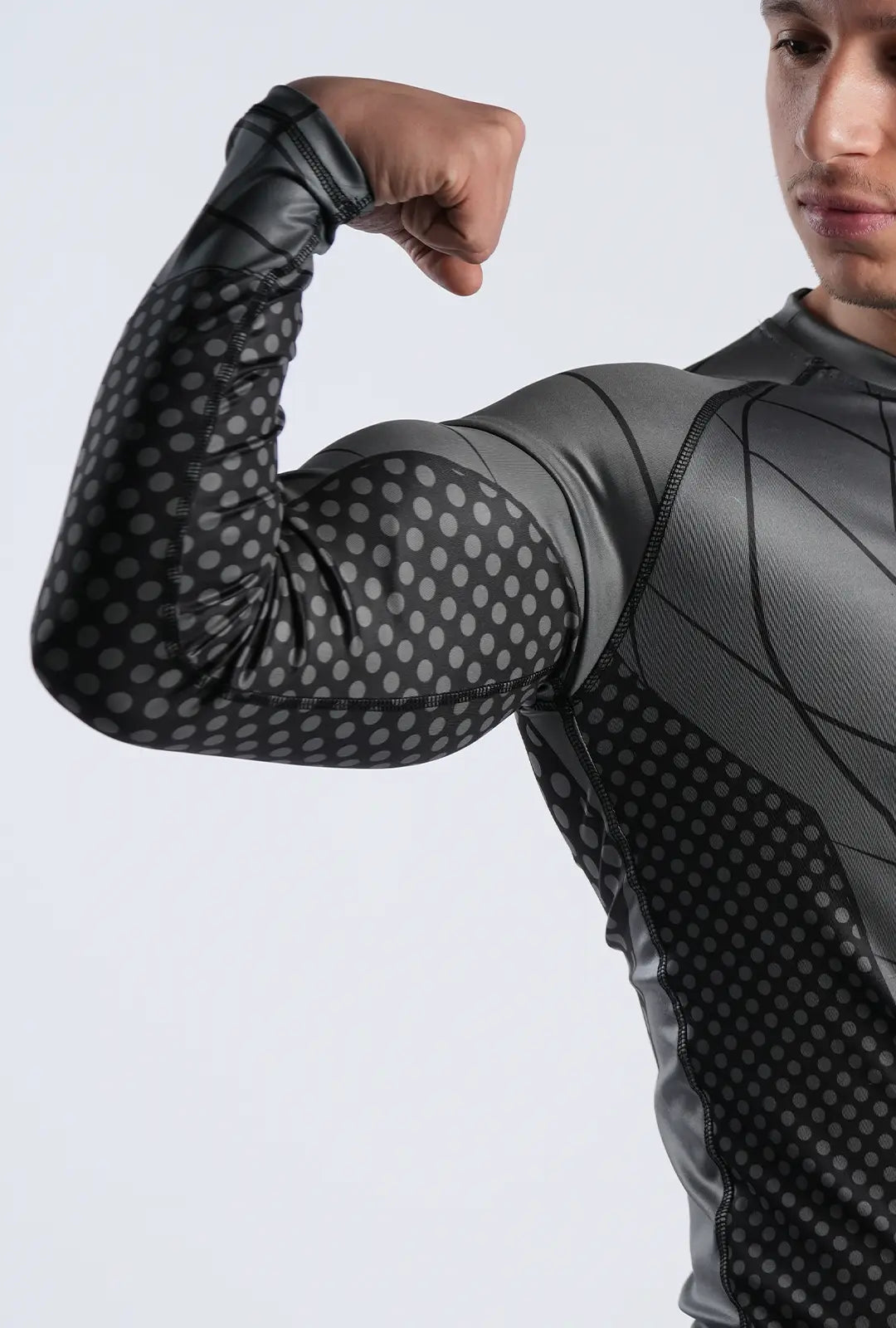 Spider Suit Compression Shirt - Gray