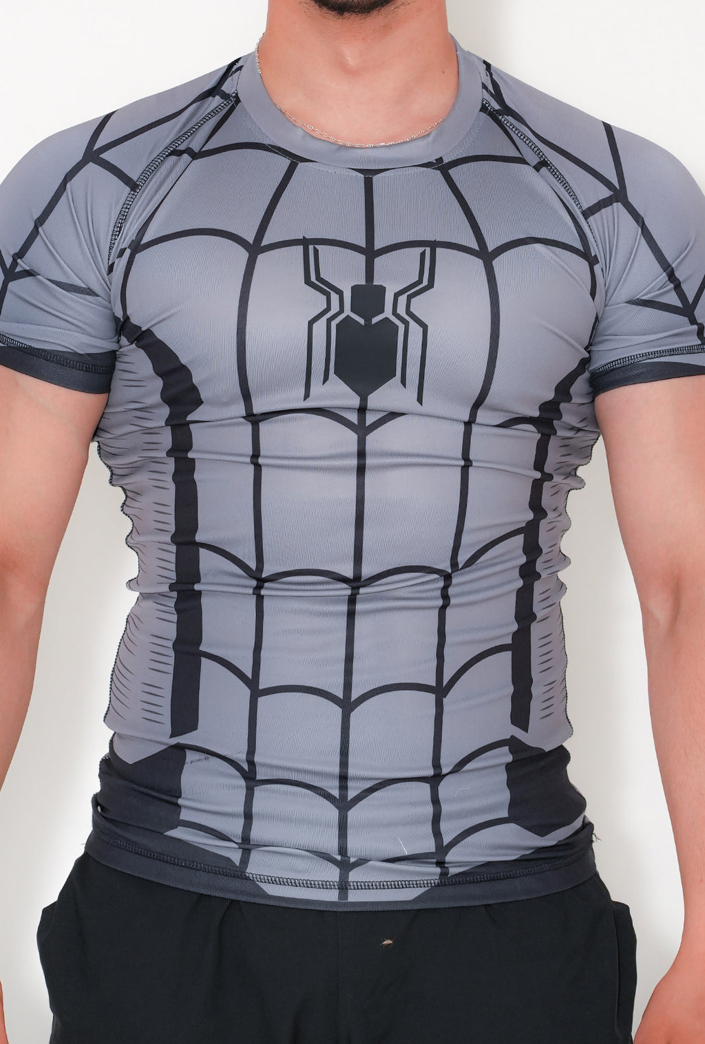 Spider Pro Compression T-Shirt - Gray